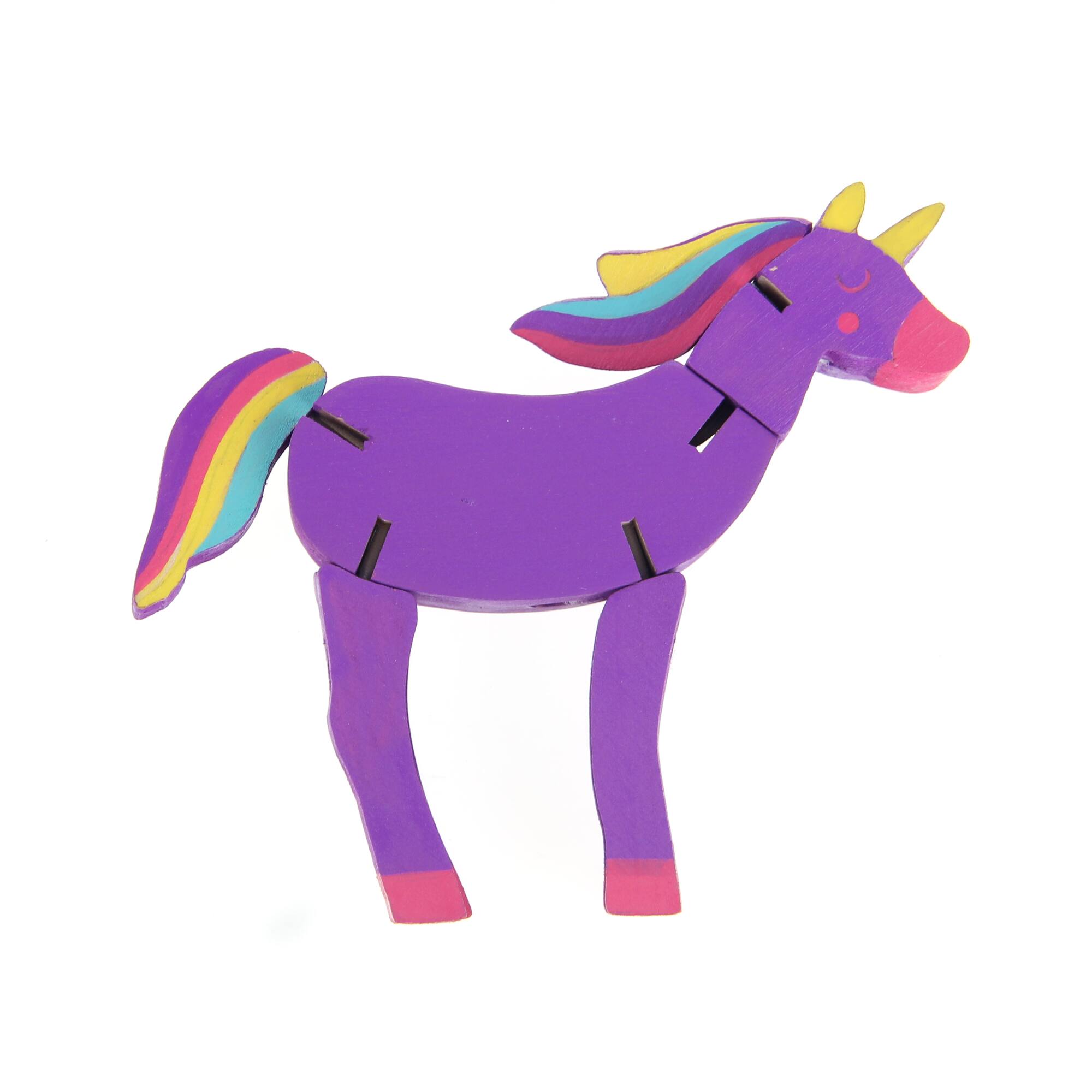 3D Unicorn Wood Figure by Creatology™